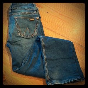 Wrangler Retro Mae Mid Rise Stretch Boot Cut Jeans